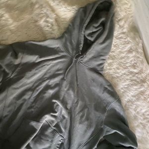 Jcrew trademark olive green terry hoodie